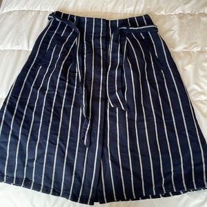 Ann Taylor Tie Waist MIDI Skirt